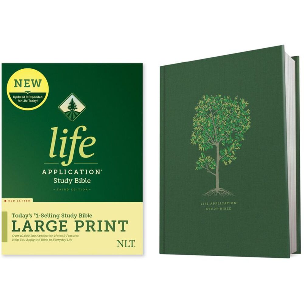 NLT Life Application Study Bible, Third Edition, Large Print (Red Letter, Hardco